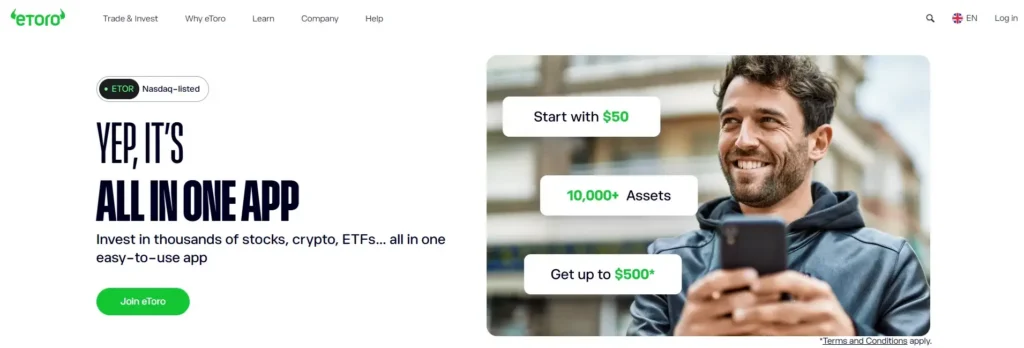Etoro trading app