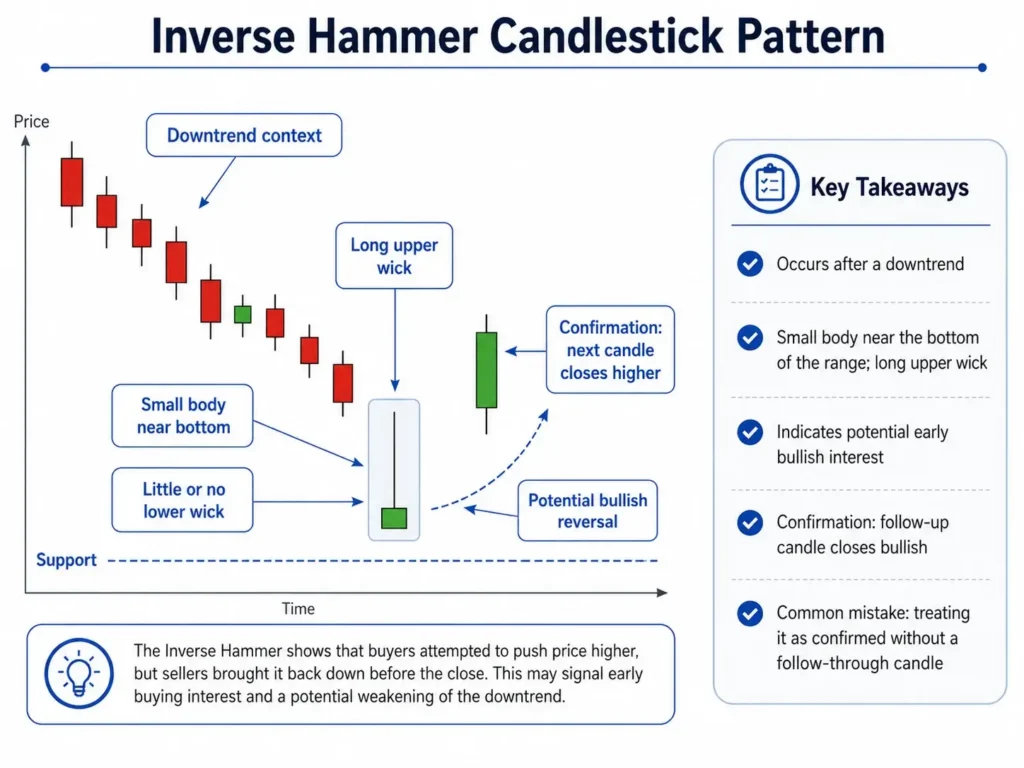 Inverse Hammer Candlestick Pattern