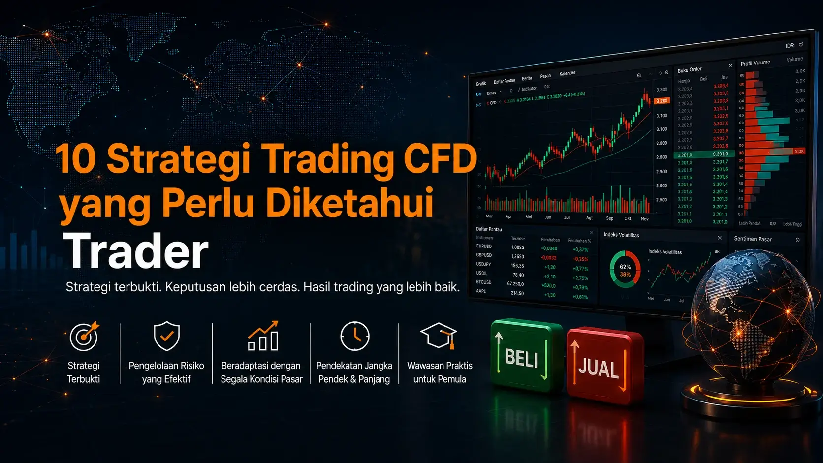 10 Strategi Trading CFD yang Perlu Diketahui Trader