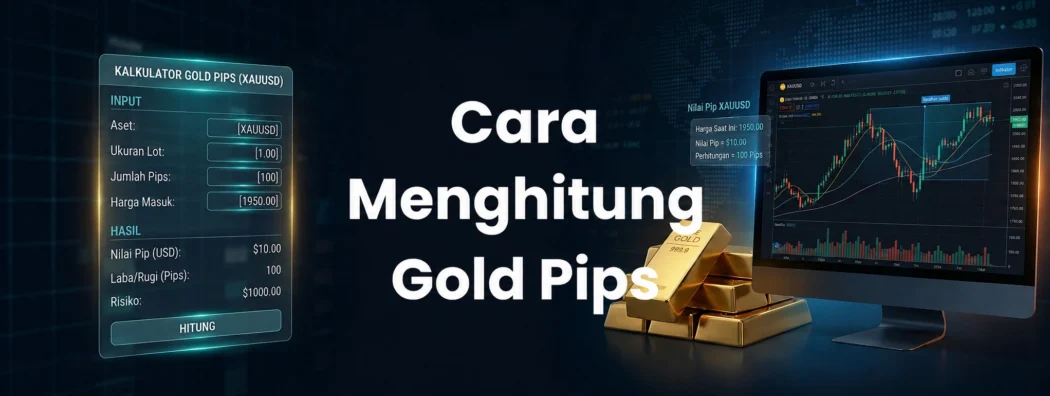 Cara Menghitung Pips Gold (XAUUSD): Panduan Nilai Pip & Kalkulator